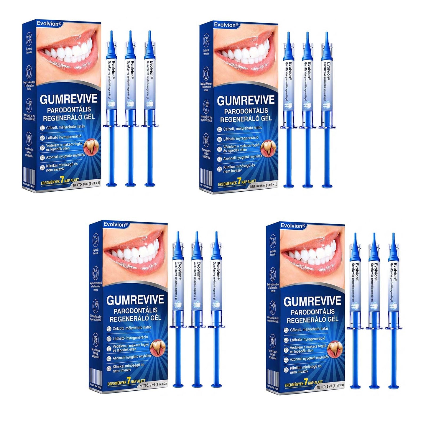 Evolvion® 🦷 GumRevive Ínyregeneráló Gél – Az egészségesebb ínyért és magabiztosabb mosolyért 👍