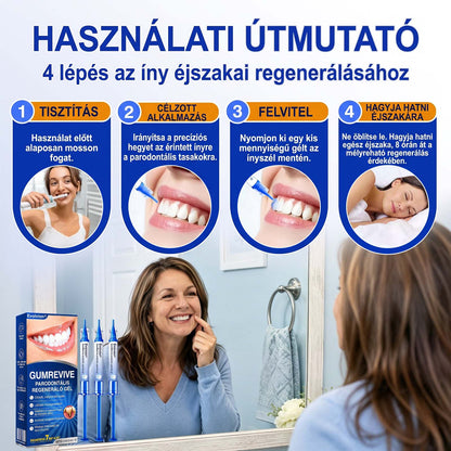 Evolvion® 🦷 GumRevive Ínyregeneráló Gél – Az egészségesebb ínyért és magabiztosabb mosolyért 👍