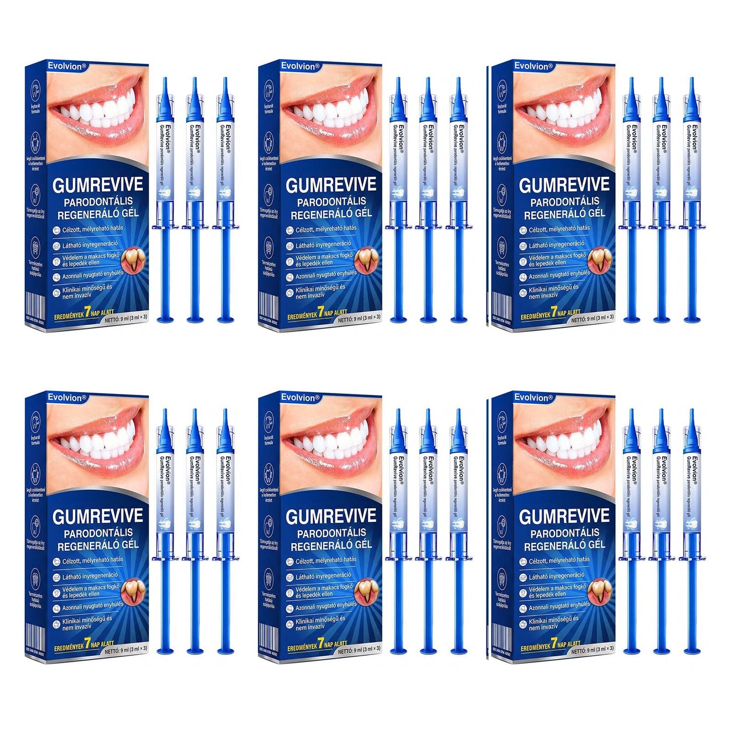 Evolvion® 🦷 GumRevive Ínyregeneráló Gél – Az egészségesebb ínyért és magabiztosabb mosolyért 👍