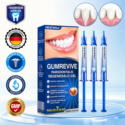 🇭🇺👨‍⚕️✅🦷 HEATWOLF® GumRevive – Parodontális helyreállító gél🍿