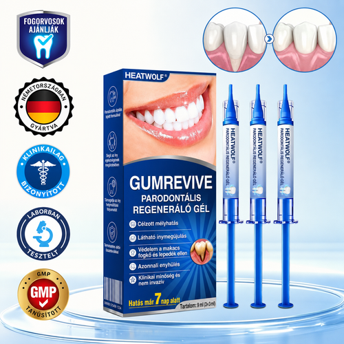 🇭🇺👨‍⚕️✅🦷 HEATWOLF® GumRevive – Parodontális helyreállító gél🍿