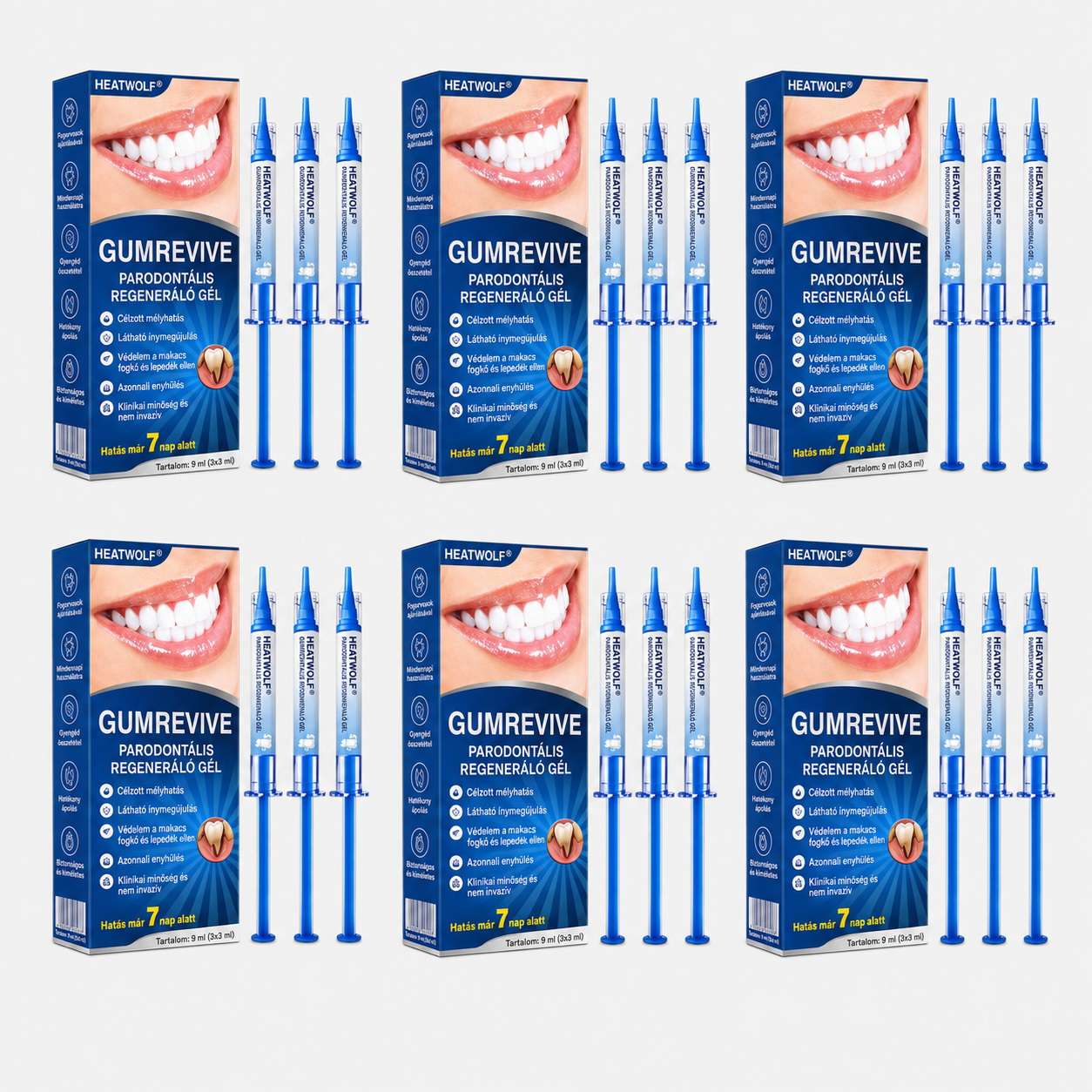 🇭🇺👨‍⚕️✅🦷 HEATWOLF® GumRevive – Parodontális helyreállító gél🍿