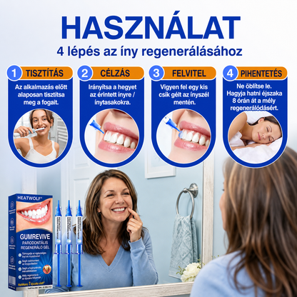 🇭🇺👨‍⚕️✅🦷 HEATWOLF® GumRevive – Parodontális helyreállító gél🍿